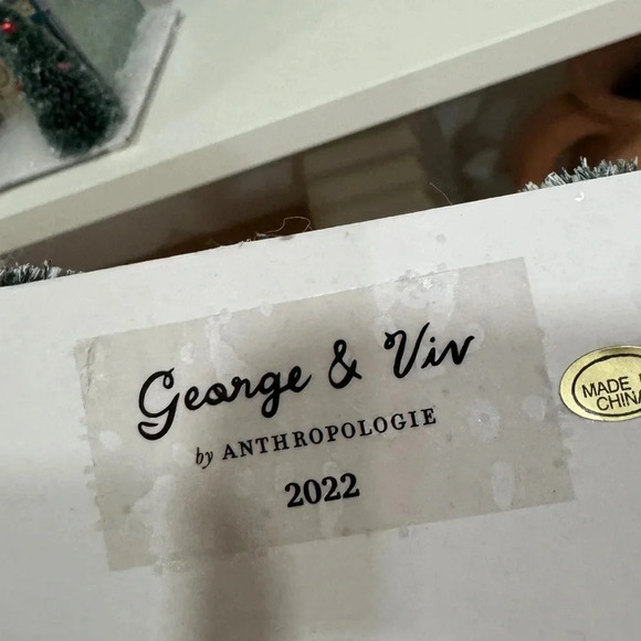 Anthropologie Christmas Village house light up decor george & viv 2022 tea room - Picture 3 of 9